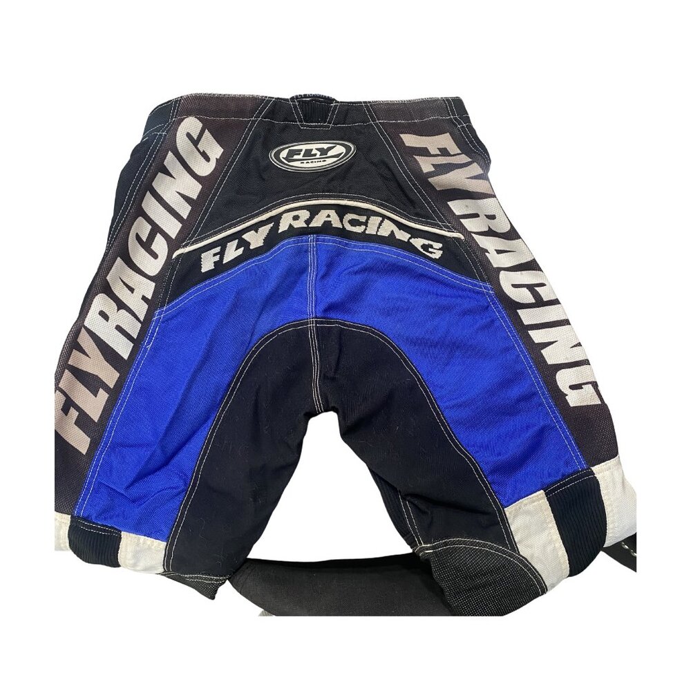 Fly Racing Pants Style 805 Mens 32 Blue White BMX Motocross ATV RN# 104096 - Picture 5 of 9